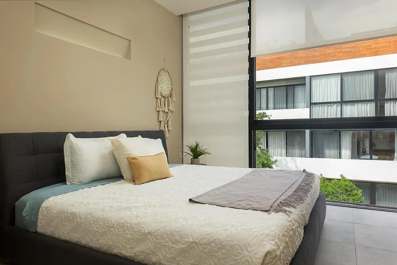 툴룸 Luxury Ph, Aldea Zama Private Roof, Pool, Solarium 아파트 0*,